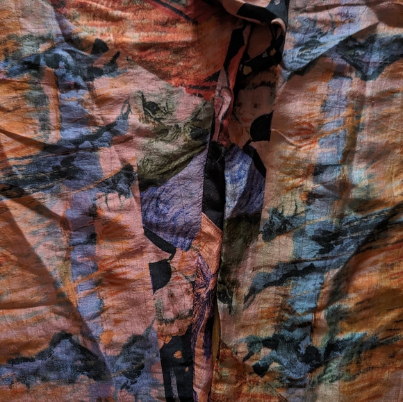 Vintage URU silk pants - Picture 8 of 10